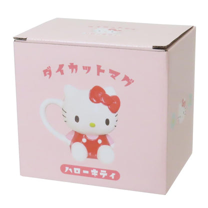 Sanrio | Die-Cut Mug 110X100X80Mm (Hello Kitty) 日本三丽鸥 陶瓷马克杯 凯蒂猫造型