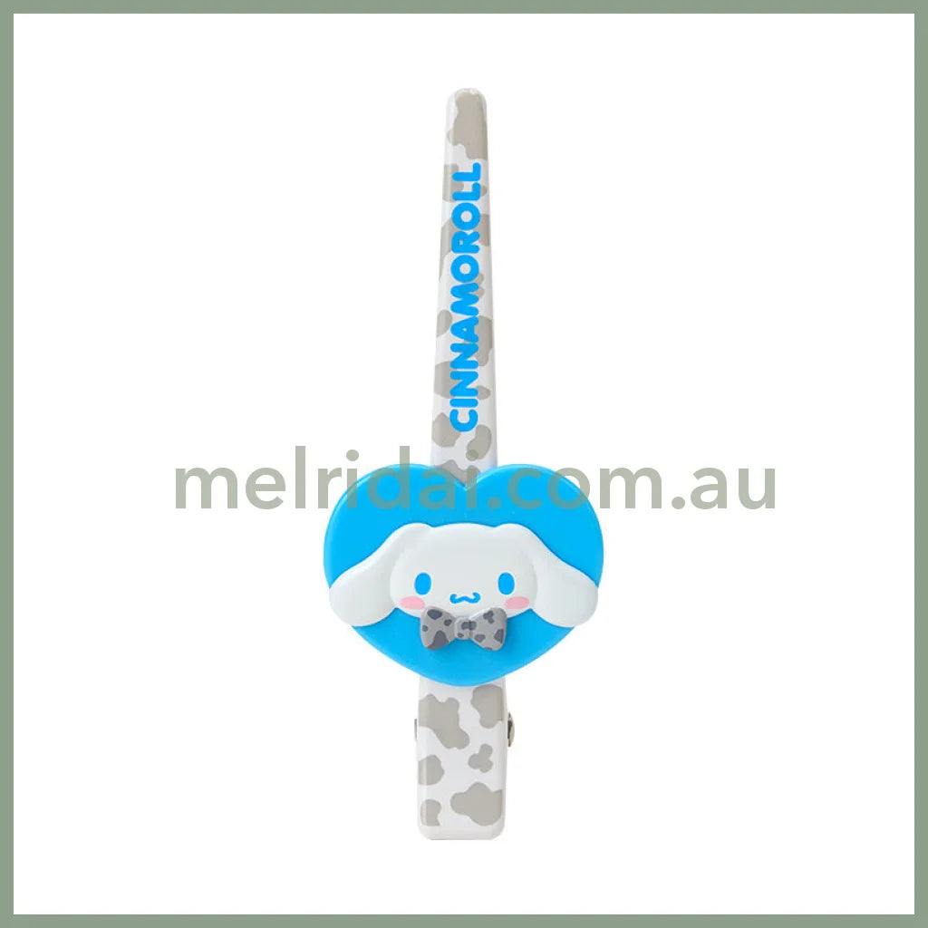 SABRIO | Cinnamoroll Long Hair Clip 45 x 20 x 125mm (Monotone Animal)