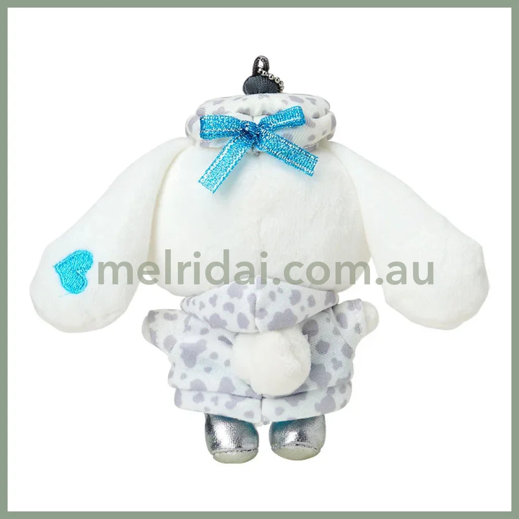 SABRIO | Cinnamoroll Mascot Holder Plush Keychain Bag Charm 140 x 60 x 130mm (Monotone Animal)
