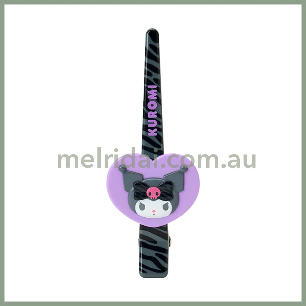 SABRIO | Kuromi Long Hair Clip 45 x 20 x 125mm (Monotone Animal)
