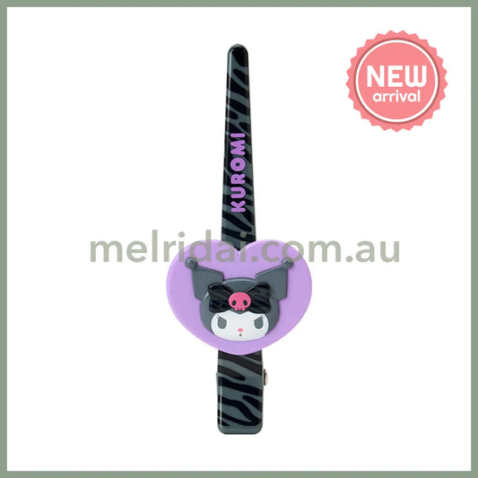 SABRIO | Kuromi Long Hair Clip 45 x 20 x 125mm (Monotone Animal)