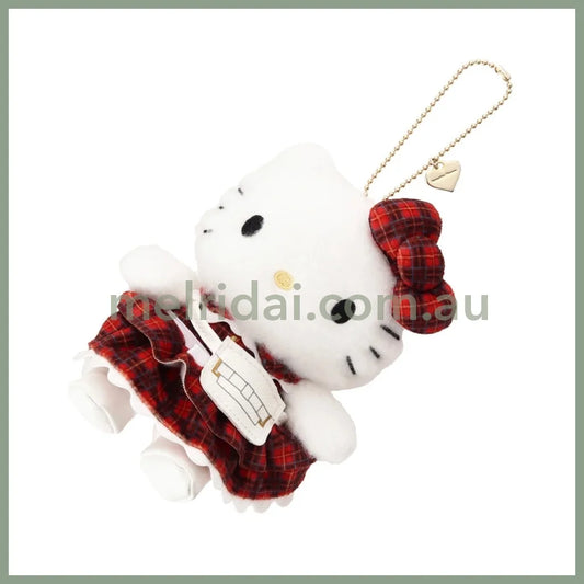 Samantha Thavasa x Hello Kitty | Mascot Holder Bag Charm Plush Keychain (White)