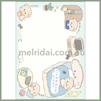 SAN-X | A6 Notepad Memo Pad 148 × 105mm (Ishiyowa-chan/Ishiyowachan Daily Life Looking)