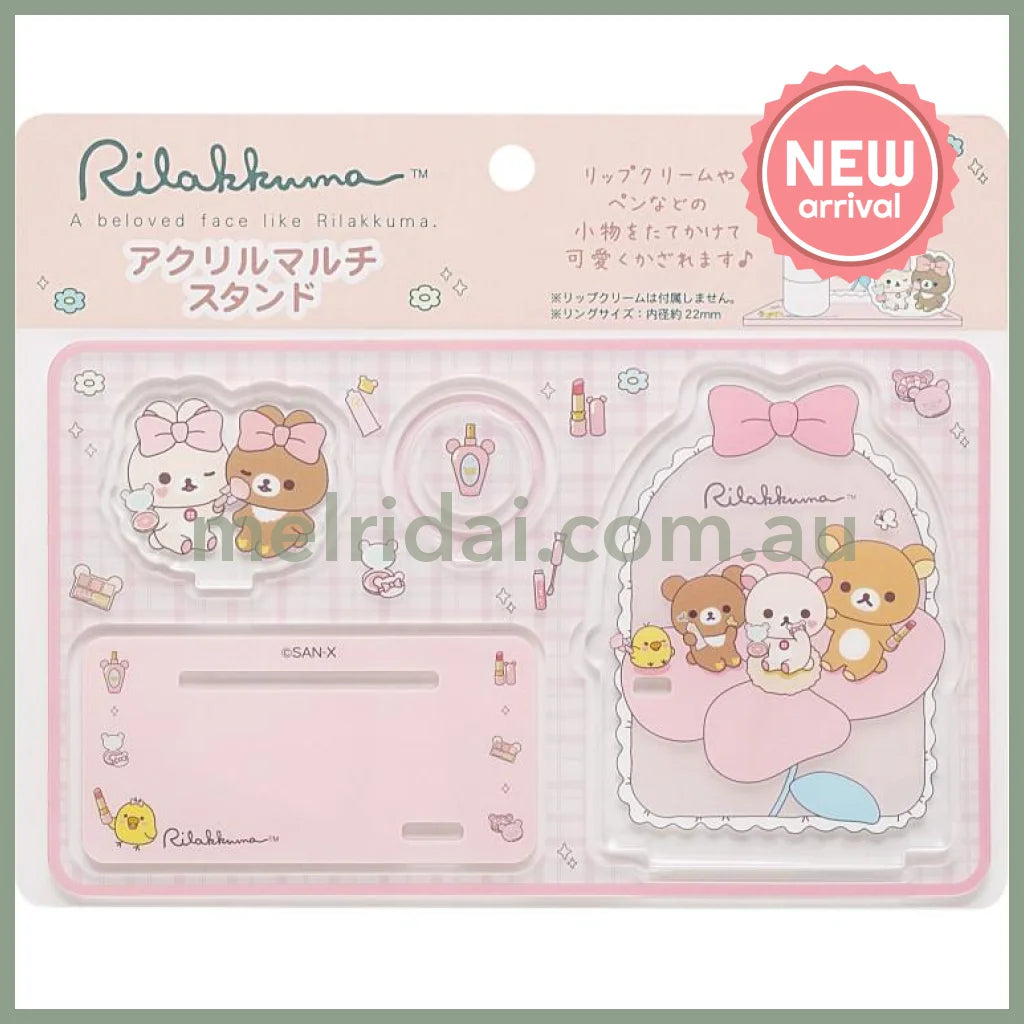 SAN-X | Acrylic Pen Stand 140×175mm (Makeup Rilakkuma)