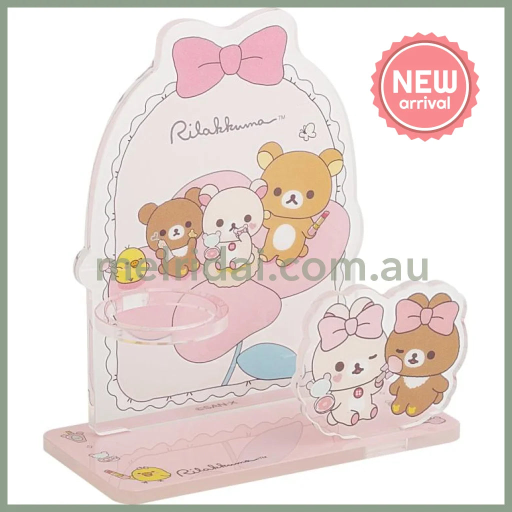 SAN-X | Acrylic Pen Stand 140×175mm (Makeup Rilakkuma)