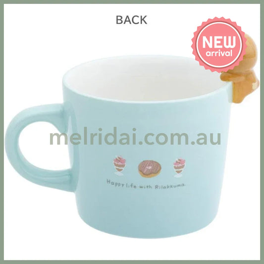 SAN X | Chairoikoguma Mug with Mascot Nokkari Figure 120×120×105mm