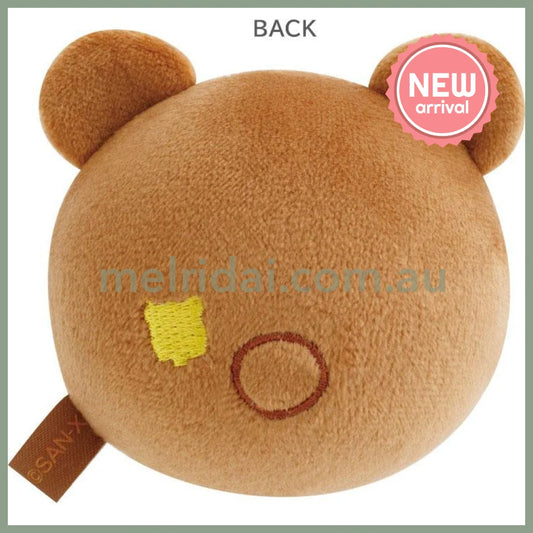SAN X | Chairoikoguma Squish Round Plush Doll Face 65×65×65mm