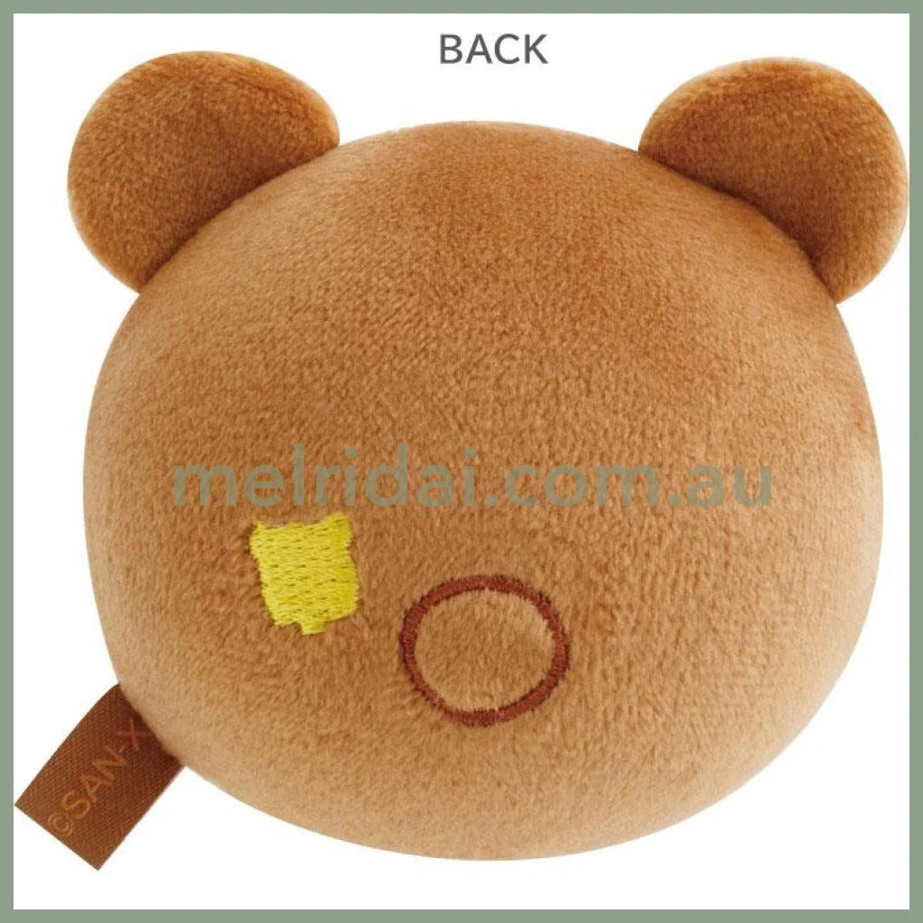 SAN X | Chairoikoguma Squish Round Plush Doll Face 65×65×65mm