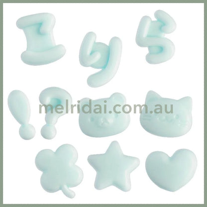 SAN-X | Character Select Coparts Custom Keychain Compatible Letter Parts 130 x W115 x D5mm (Mint)