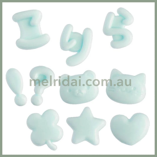 SAN-X | Character Select Coparts Custom Keychain Compatible Letter Parts 130 x W115 x D5mm (Mint)