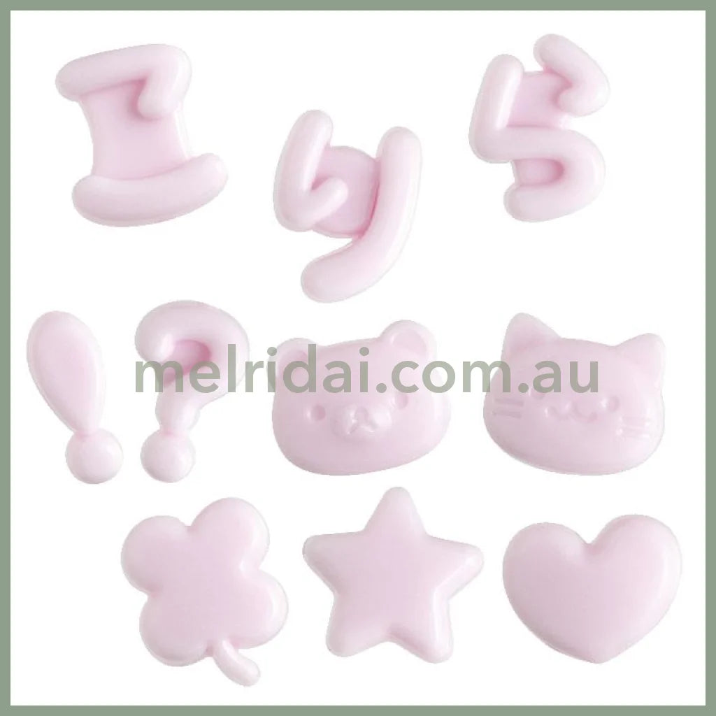 SAN-X | Character Select Coparts Custom Keychain Compatible Letter Parts 130 x W115 x D5mm (Purple)