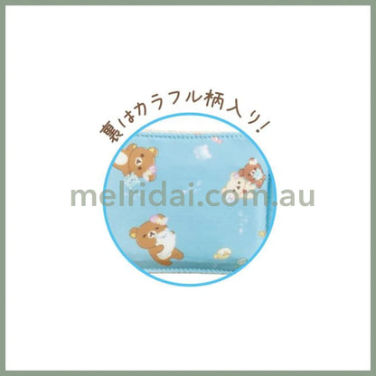 San-X | Chilly Neck Cooler 105×680Mm (Rilakkuma Relax Mood In The Ocean) 轻松熊 颈部凉干围脖/物理降温/缓解肩颈压力