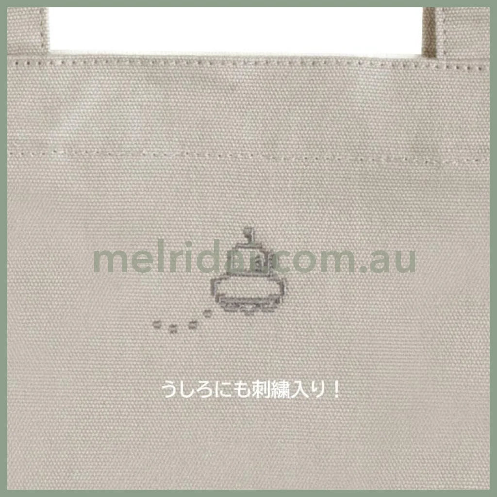 SAN-X | Gaming Rilakkuma Tote Bag White 400×380×130mm (Rilakkuma Gaming Pixel Art)