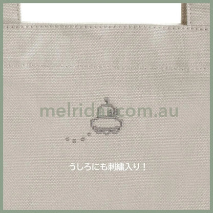 SAN-X | Gaming Rilakkuma Tote Bag White 400×380×130mm (Rilakkuma Gaming Pixel Art)