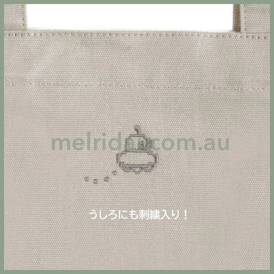 SAN-X | Gaming Rilakkuma Tote Bag White 400×380×130mm (Rilakkuma Gaming Pixel Art)