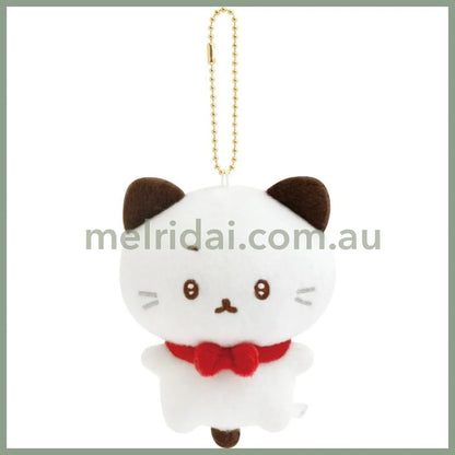 SAN-X | Ishitsuyo-chan Hanging Plush Keychain Mascot Holder Bag Charm 100×85×70mm (Junior Chan Appears)