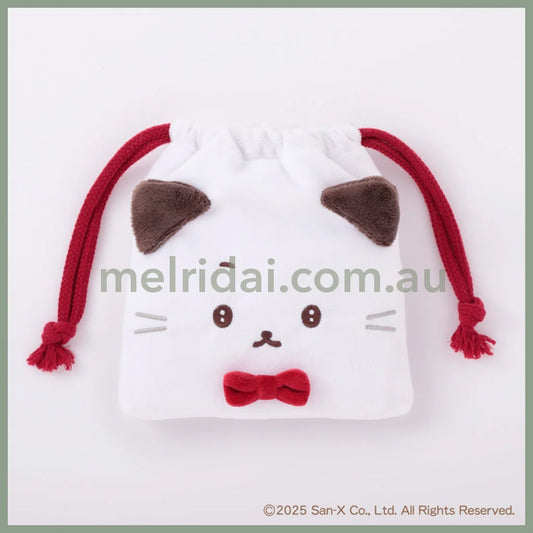 SAN-X | Ishiyowa-chan/Ishiyowachan Ishiyowachan Drawstring Pouch Bag H150×W150×D25mm