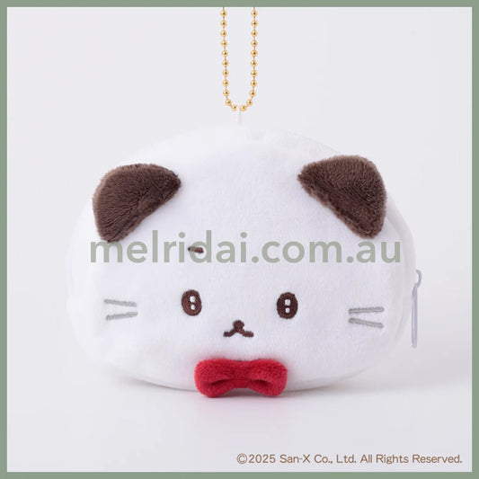 SAN-X | Ishiyowa-chan/Ishiyowachan Ishiyowachan Plush Pouch with Ballchain H120×W100×D30mm
