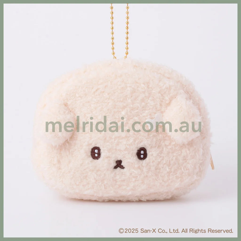SAN-X | Ishiyowa-chan/Ishiyowachan Plush Pouch with Ballchain H120×W100×D30mm