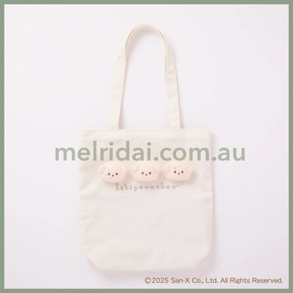 SAN-X | Ishiyowa-chan/Ishiyowachan Tote Bag with Mascot H330×W300×マチ100mm