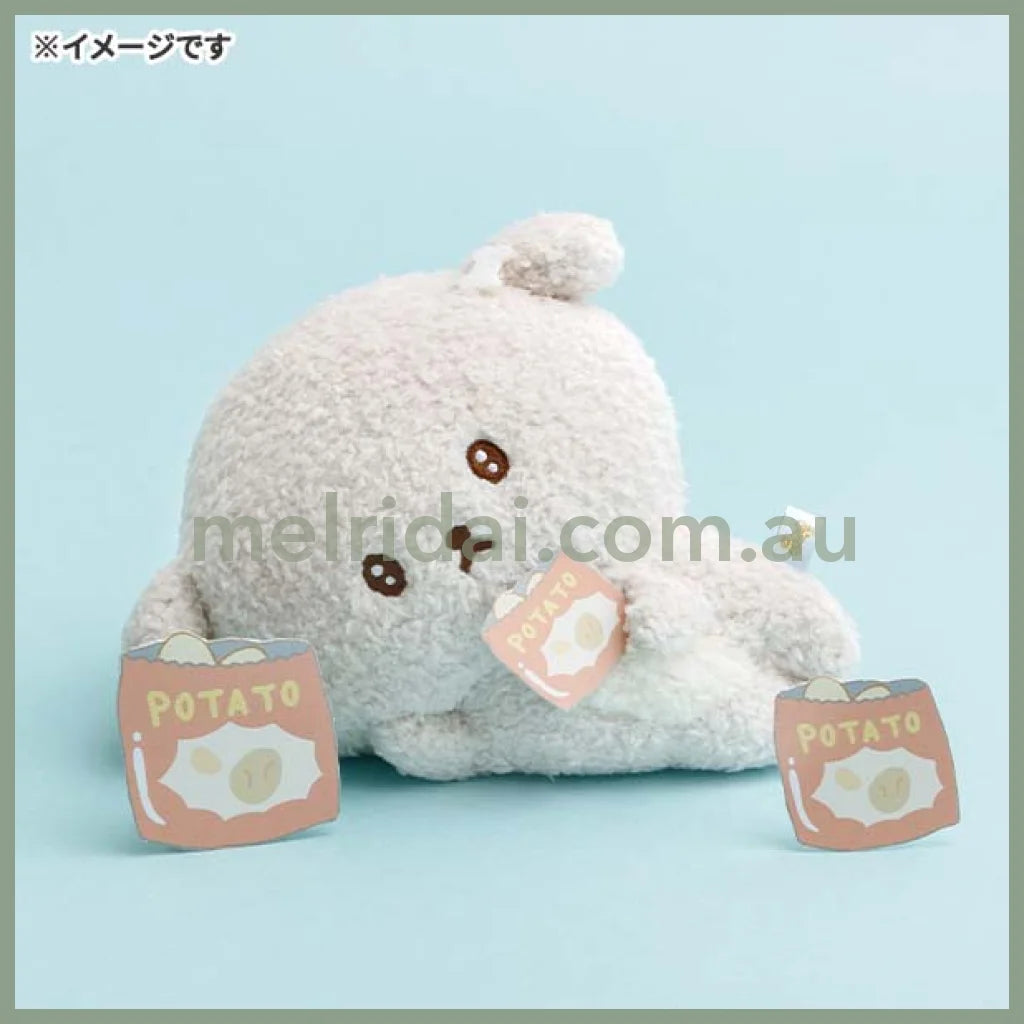 SAN-X | Ishiyowa-chan Laying Down Plush Toy 135×190×110mm (Junior Chan Appears)
