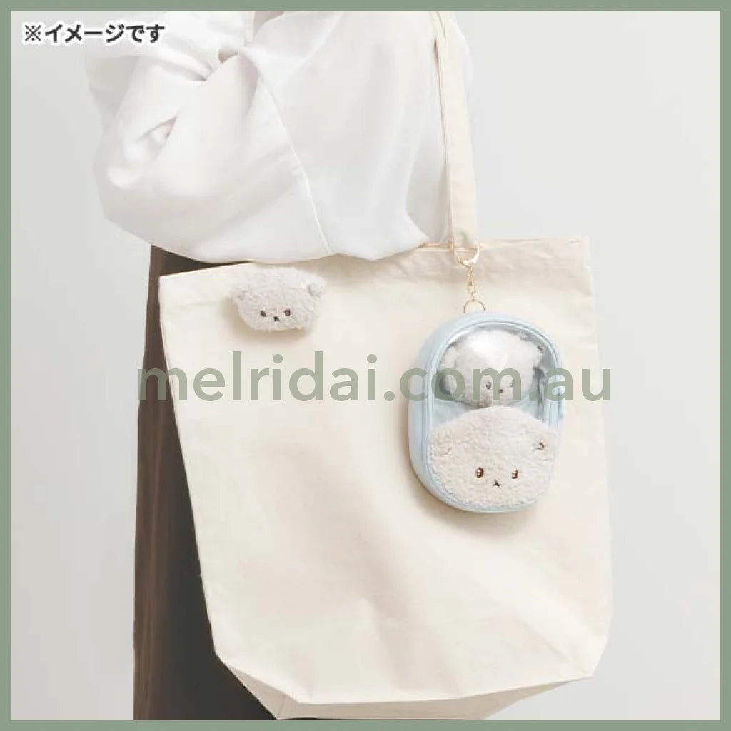 SAN-X | Ishiyowa-chan Plush Pouch Display Pouch Keychain 160×120×40mm (Junior Chan Appears)