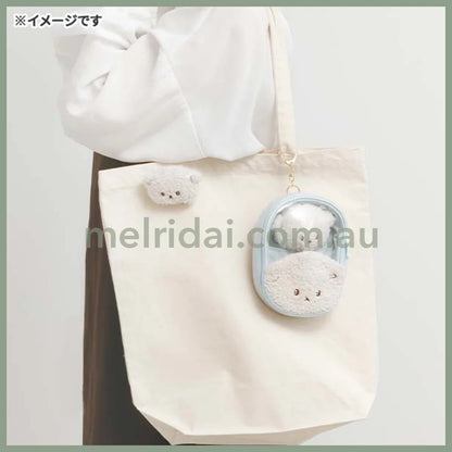 SAN-X | Ishiyowa-chan Plush Pouch Display Pouch Keychain 160×120×40mm (Junior Chan Appears)