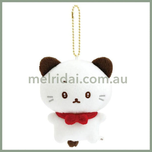 SAN-X | Ishiyowachan Mascot Holder Plush Keychain 100×85×70mm (Ishitsuyo-chan / Daily Life Looking)