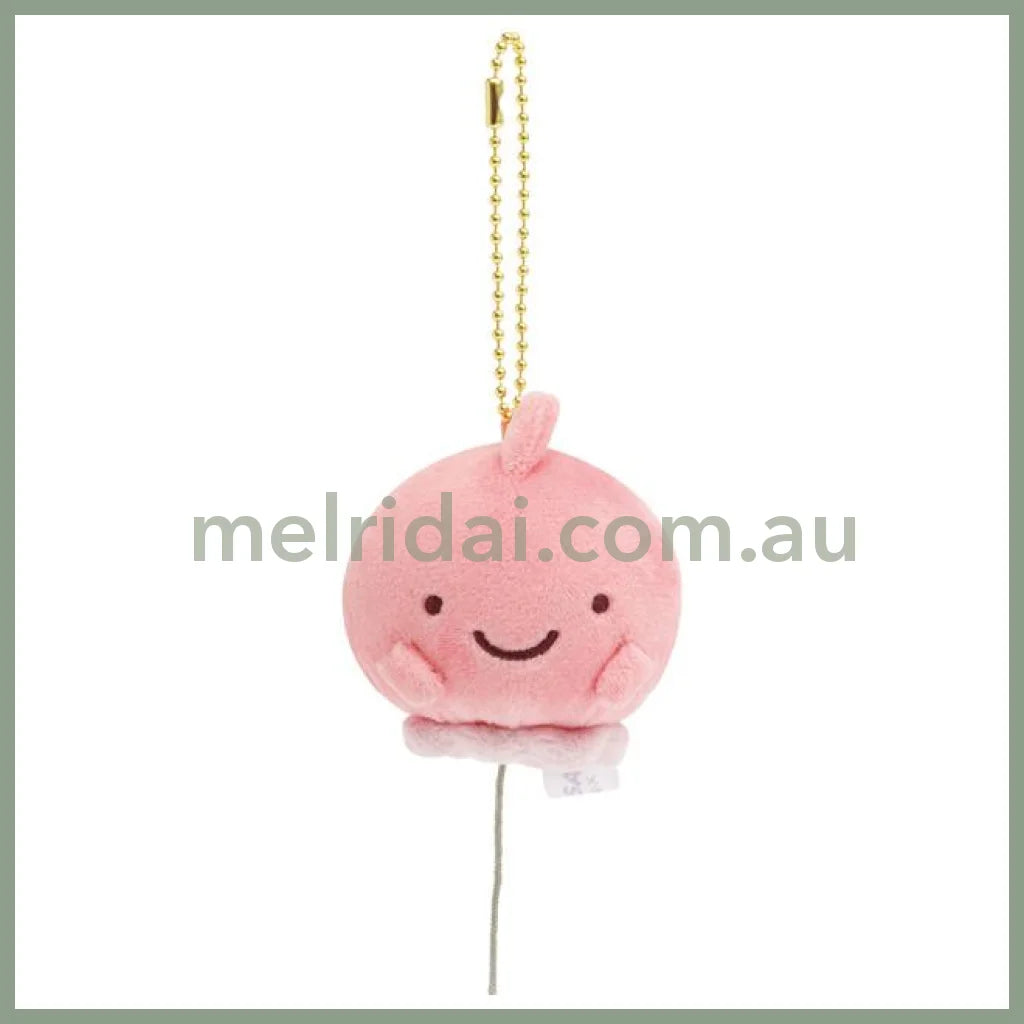 SAN-X | JINBESAN Hanging Plush Keychain 10th Anniversary Balloon Fish H60×W55×D50mm (Balloon Fish)