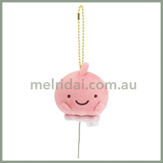 SAN-X | JINBESAN Hanging Plush Keychain 10th Anniversary Balloon Fish H60×W55×D50mm (Balloon Fish)
