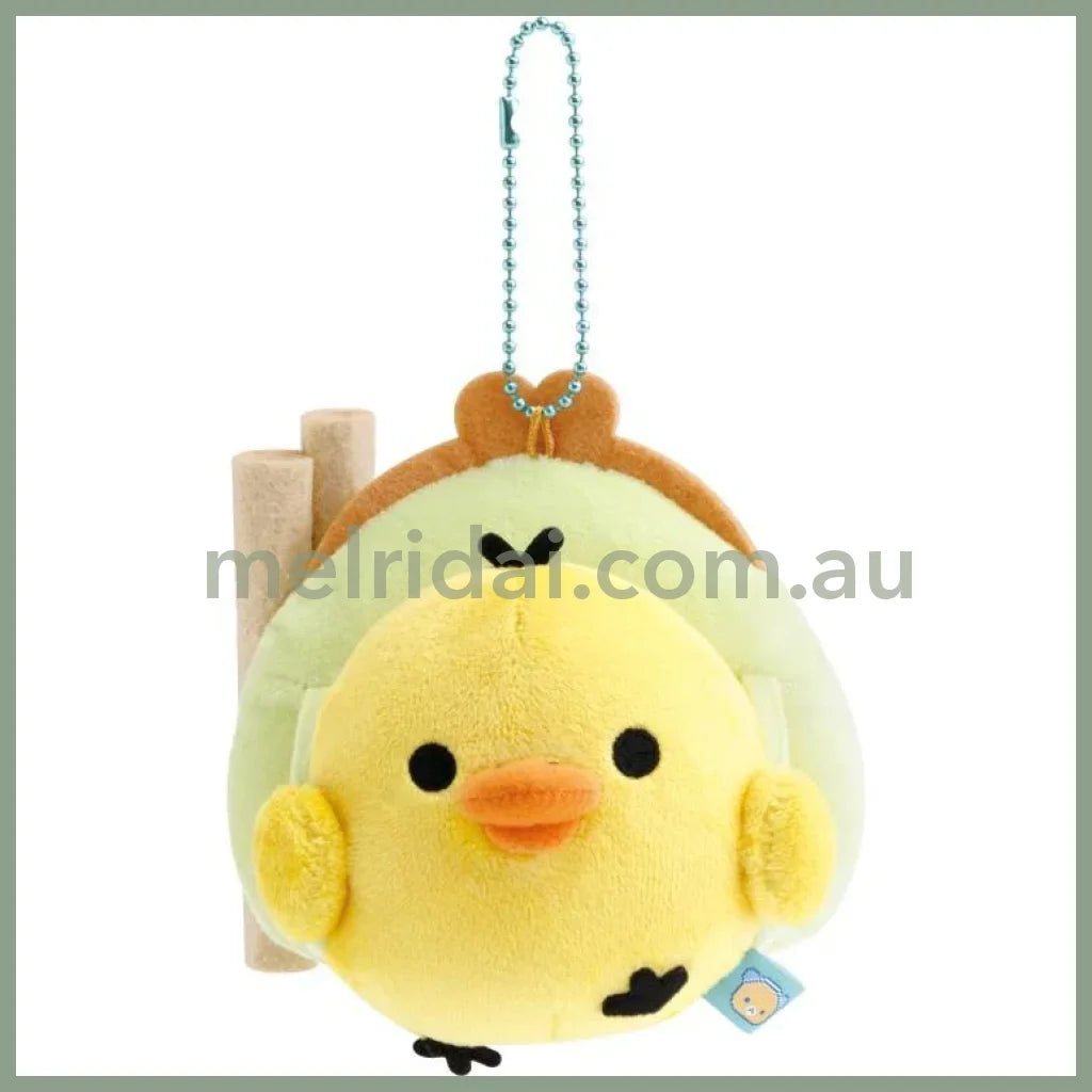 SAN-X | Kiiroitori Hanging Plush Keychain Bag Charm 110×115×100mm (Rilakkuma Gaming Adventurer)