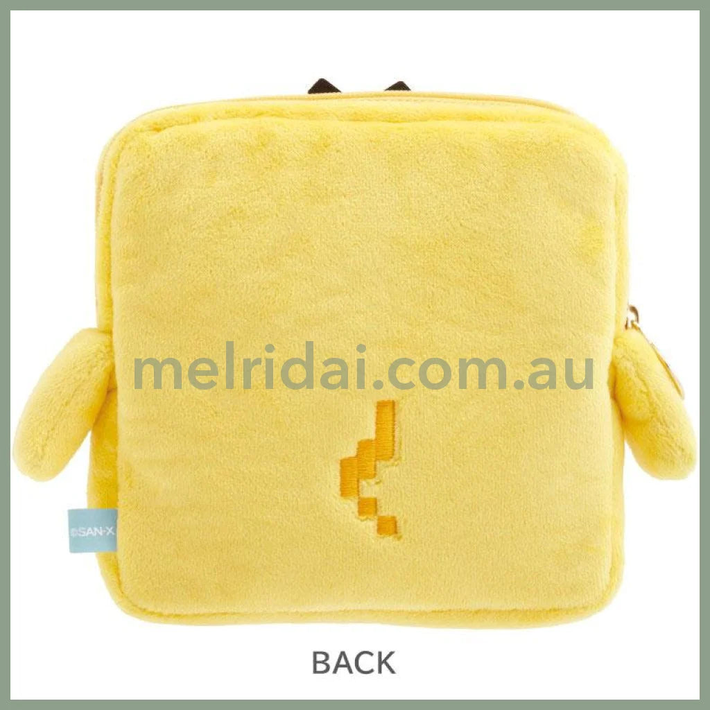 SAN-X | Kiiroitori Plush Pouch 130×180×50mm (Rilakkuma Gaming Console)