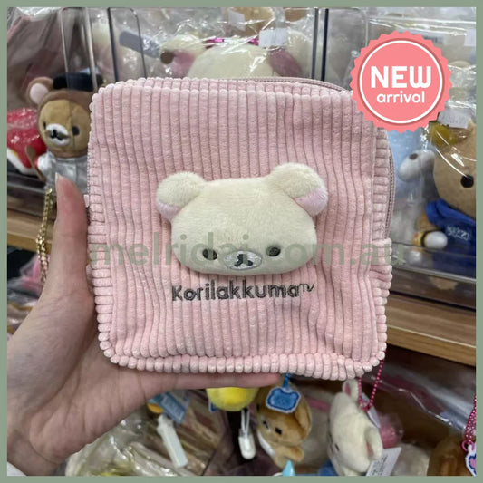 SAN X | Korilakkuma Fluffy Pouch 130W130×30mm