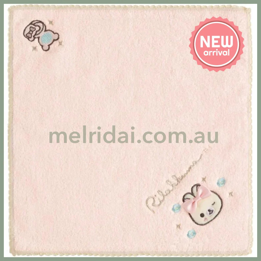 SAN-X | Korilakkuma Hand Towel Handkerchief 250×250mm (Makeup Rilakkuma)