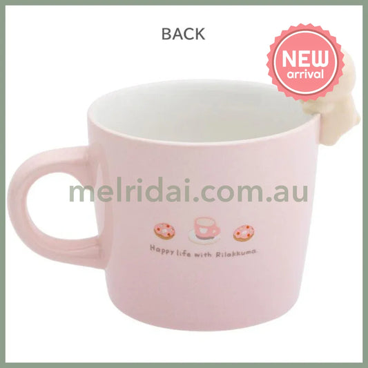 SAN X | Korilakkuma Mug with Mascot Nokkari Figure 120×120×105mm