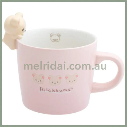 SAN X | Korilakkuma Mug with Mascot Nokkari Figure 120×120×105mm