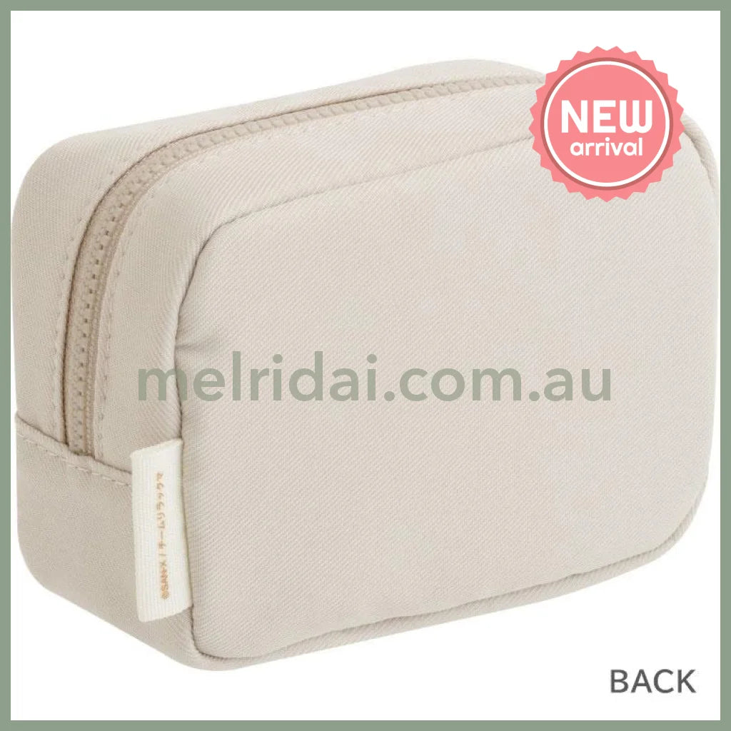 SAN-X | Korilakkuma & Rilakkuma Mini Square Pouch 90×120×50mm (Stay With Me)