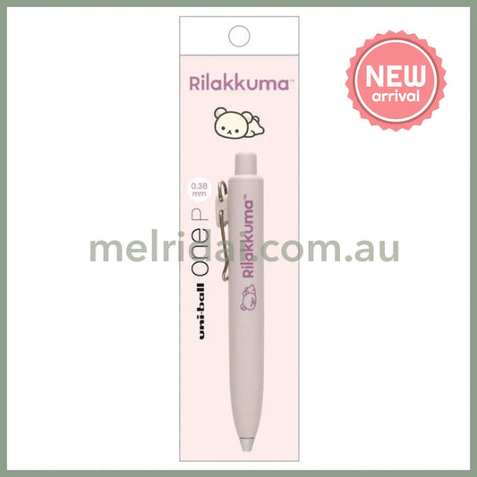 SAN X | Korilakkuma Uni ball One Gel Pen Black 0.38mm (Pink)