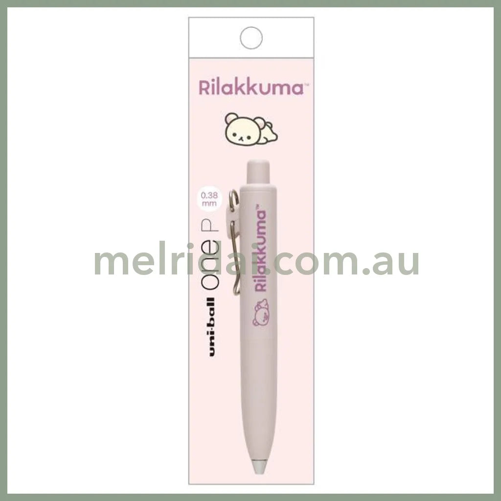 SAN X | Korilakkuma Uni ball One Gel Pen Black 0.38mm (Pink)