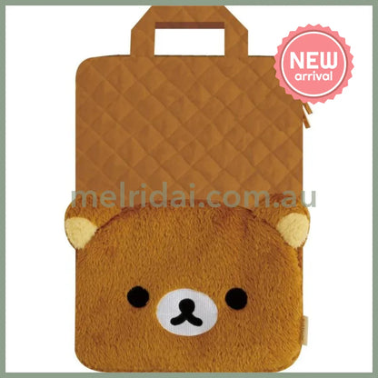 SAN-X | Laptop PC Bag Laptop Case Quilted Face 320×220×17mm (Stay With Me)