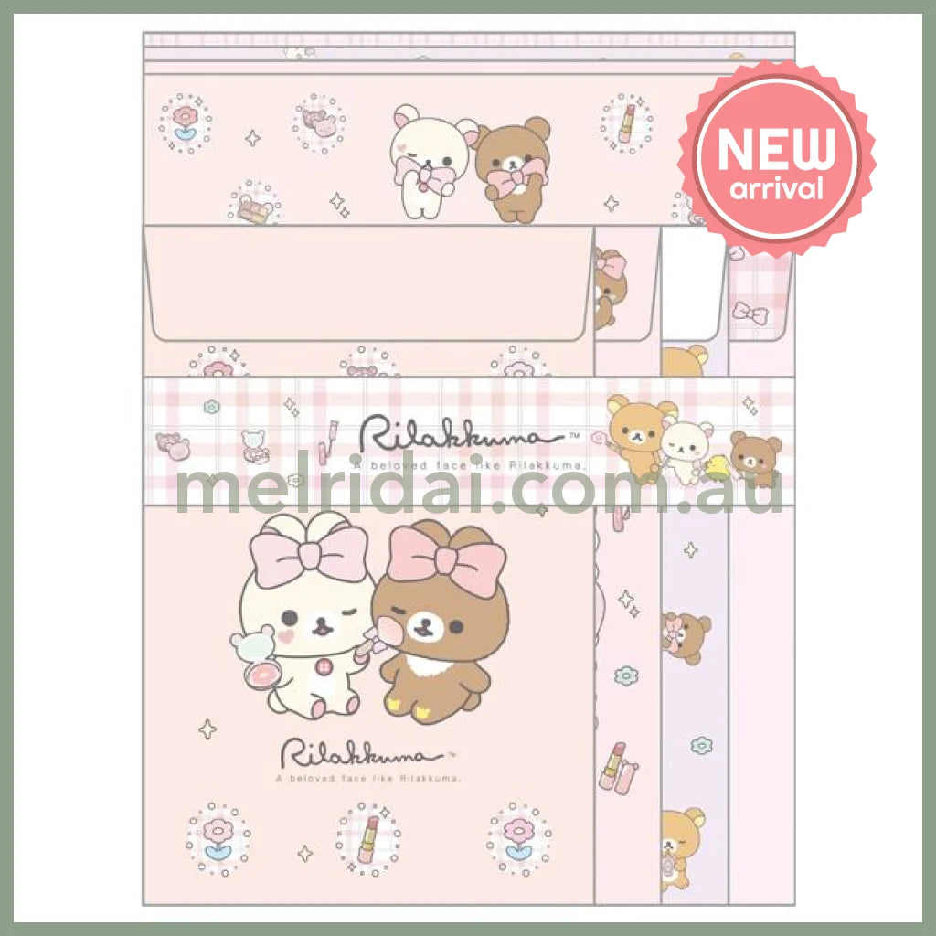 SAN-X | Letter Writing Set 190×142mm (Makeup Rilakkuma)