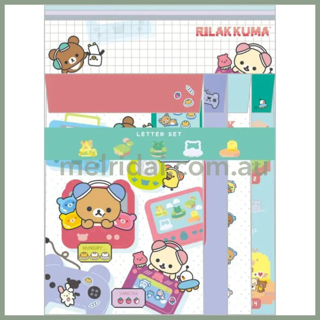 SAN-X | Letter Writing Set 190×142mm (Rilakkuma Gaming)