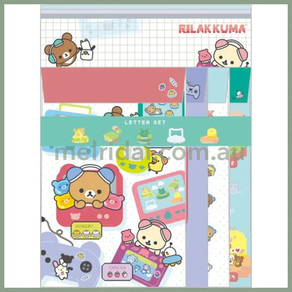 SAN-X | Letter Writing Set 190×142mm (Rilakkuma Gaming)