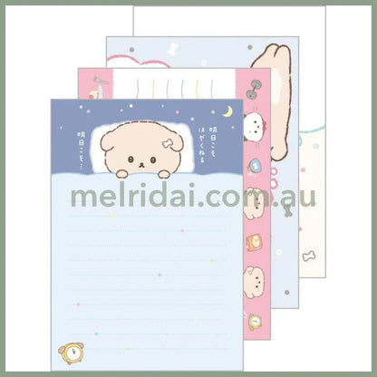 San-X | Memo Pad A 148 X 105Mm (4 Types 100 Sheets) (Ishiyowachan-Ashita No Jibun Ni Makasemasu)