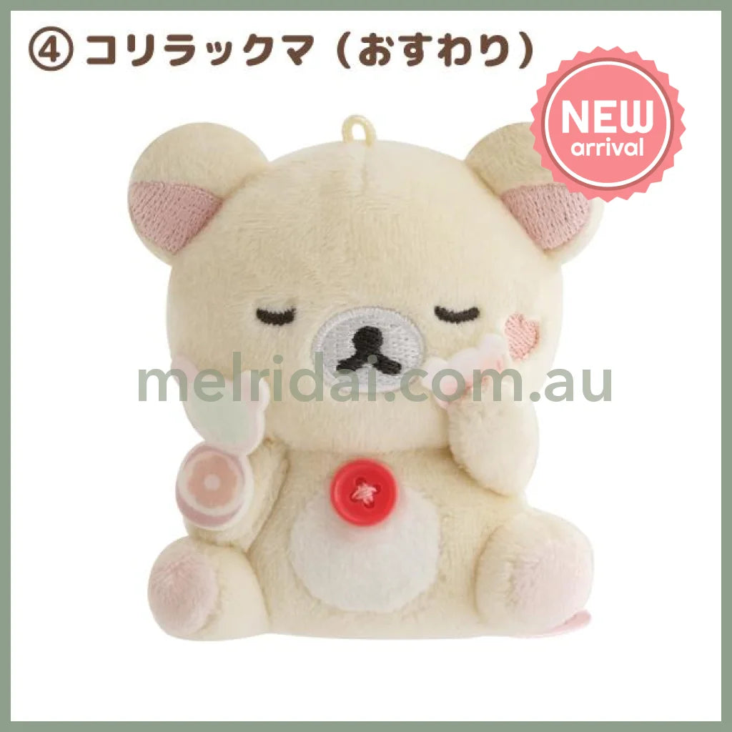SAN-X | mini Tenori Plush Doll Plush Toy 80×70×40mm (Makeup Rilakkuma) 4