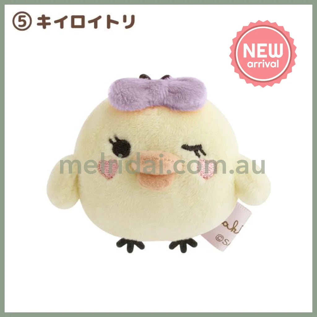 SAN-X | mini Tenori Plush Doll Plush Toy 80×70×40mm (Makeup Rilakkuma) 5