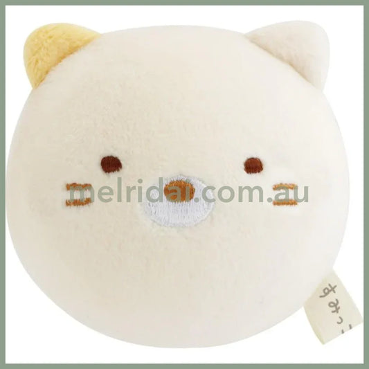 SAN X | Neko Cat Squish Round Plush Doll Face 65×65×65mm