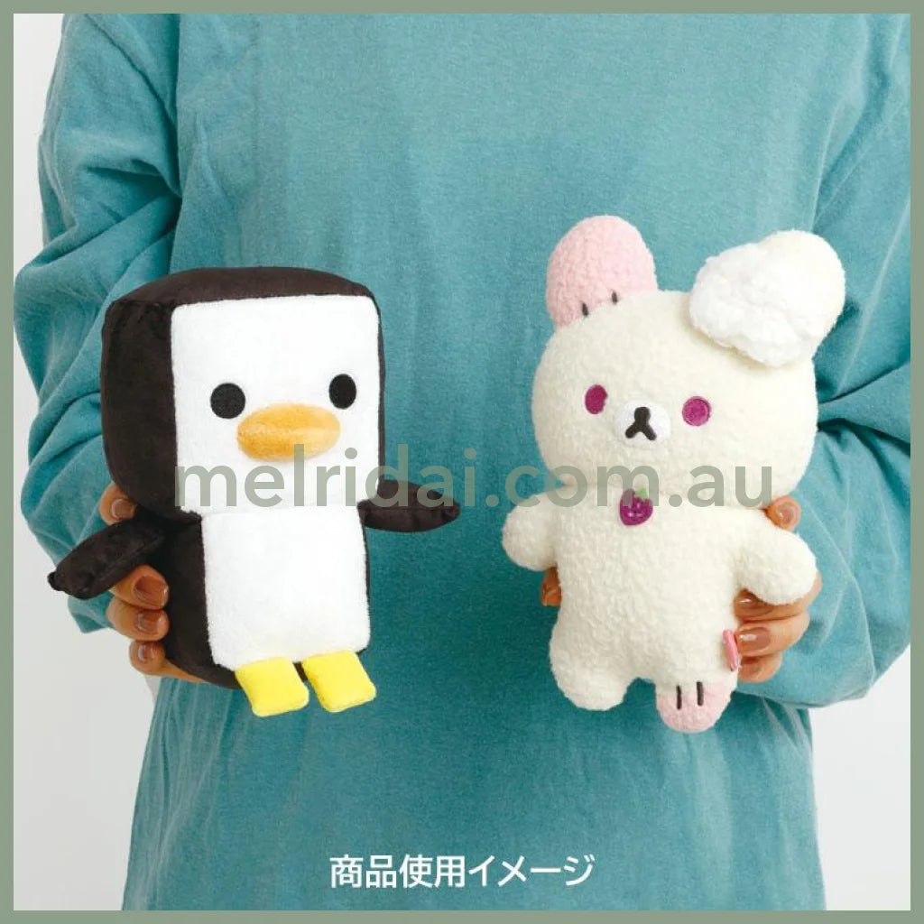SAN-X | Penguin Plush Toy Plush Doll 170×160×80mm (Rilakkuma Gaming Pixel Art)