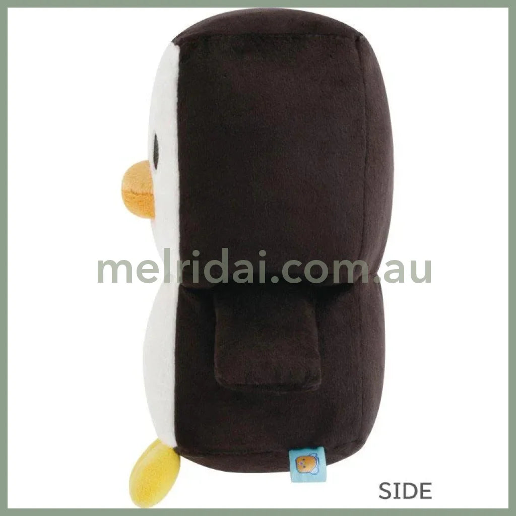 SAN-X | Penguin Plush Toy Plush Doll 170×160×80mm (Rilakkuma Gaming Pixel Art)