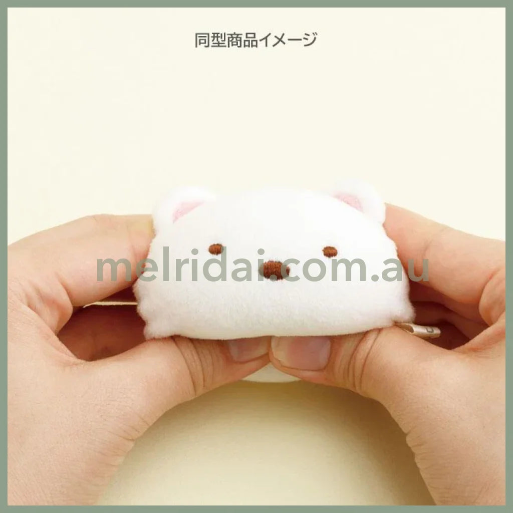 SAN X | Penguin? Squish Round Plush Doll Face 65×65×65mm